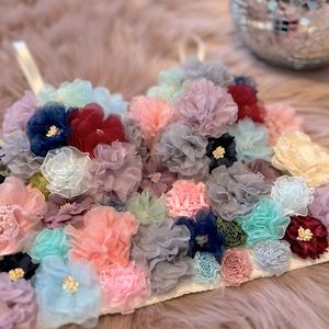 Floral festival crop top